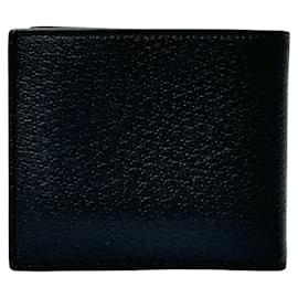 Gucci-Gucci Leather Men's Bifold Wallet-Black