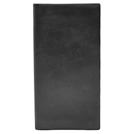 Bally-Bally Black Leather Long Wallet-Black