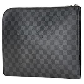 Louis Vuitton-Pochette Jour GM Damier Graphite de Louis Vuitton-Noir