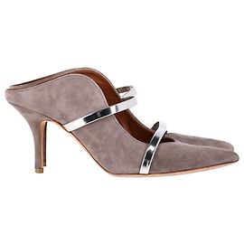 Autre Marque Mules Malone Souliers Maureen 85 in suede grigio Grigio