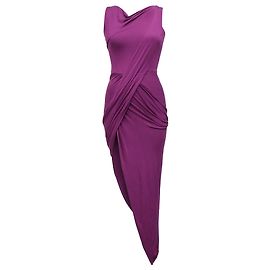 Robe maxi drapée Vivienne Westwood en coton violet Violet