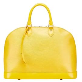 Louis Vuitton-Louis Vuitton Alma GM Epi Handbag-Yellow