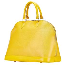 Louis Vuitton-Louis Vuitton Alma GM Epi Handbag-Yellow