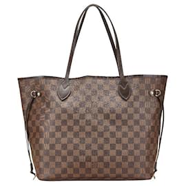 Louis Vuitton-Louis Vuitton Neverfull MM Damier Shoulder Bag-Metallic,Bronze