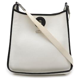 Hermès-Sac à épaule en cuir Vespa PM d'Hermès-Blanc