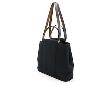 Hermès-Sac 2 en 1 en cuir Toile Officier Elan PM de Hermes Cabag-Noir