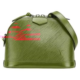 Louis Vuitton-Louis Vuitton Alma Mini Epi Shoulder Bag-Red