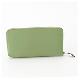 Hermès-Hermes Azap Long Silk'in Epsom Wallet-Green