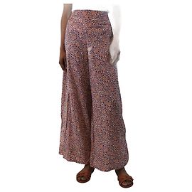 Zimmermann lila Blumen Schlitzbeinhosen - Größe UK 8 Lila