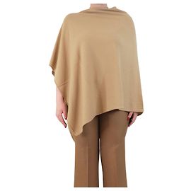 Crimson Beige klassischer Poncho - Einheitsgröße Andere