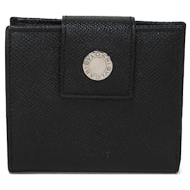 Bulgari-Bvlgari Classico Compact Bi-fold Wallet-Black