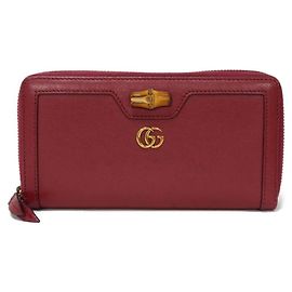 Gucci Diana Reißverschluss Geldbörse Rot