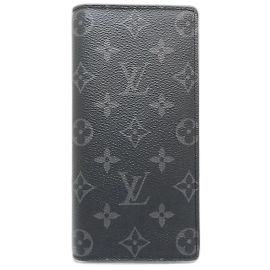 Carteira longa Monogram Eclipse Louis Vuitton Preto Monograma