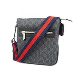Gucci-Gucci Shoulder Bag GG Supreme Sherry Line 792082-Black