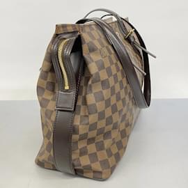 Louis Vuitton-Sac à épaule Chelsea Damier Louis Vuitton-Damier ebène