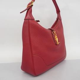 Hermès-Sac à épaule Hermes Trim 31 en Rouge Vif-Rouge