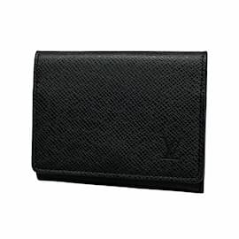 Louis Vuitton-Porte-cartes de visite noir Louis Vuitton-Noir