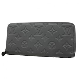 Louis Vuitton-Portefeuille Long Louis Vuitton Monogram Shadow Zippy Horizontal-Noir