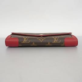 Louis Vuitton-Louis Vuitton Long Wallet Monogram Retiro Portofeuil Sarah M41951-Brown,Fuschia