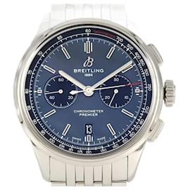 Breitling-Breitling Premier B01 Chronograph 42 Black Mother of Pearl Watch-Other