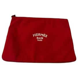 Hermès Bain Tasche Rot Rot