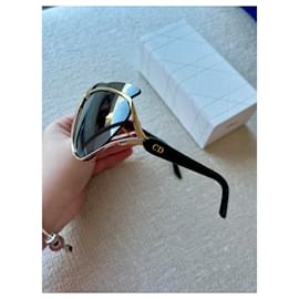 Dior-Dior Asymmetrical Arm Aviator Sunglasses-Other
