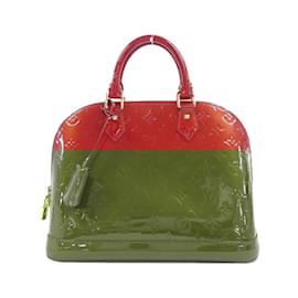 Louis Vuitton-Louis Vuitton Vernis Alma PM Handbag-Red