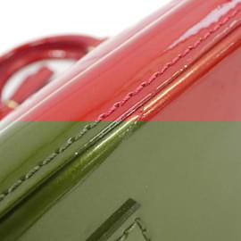 Louis Vuitton-Louis Vuitton Vernis Alma PM Handbag-Red