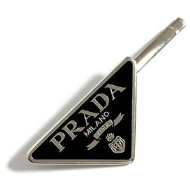 Grampo de cabelo de metal para mulheres Prada Outro