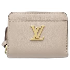 Louis Vuitton-Louis Vuitton Taurillon Leather Coin Purse-Grey