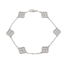 Van Cleef & Arpels-Bracelet charm Sweet Alhambra de Van Cleef & Arpels-Blanc