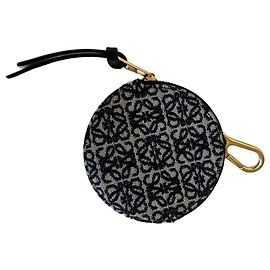 Loewe bag charm blue leather Blue