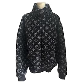 Louis Vuitton Monogram Jacquard Jacket Black L Black
