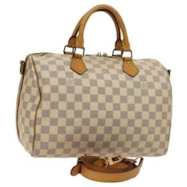 Louis Vuitton-LOUIS VUITTON Damier Azur Speedy Bandouliere 30 Hand Bag 2way N41052 Auth 116527-Other