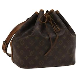 Louis Vuitton-LOUIS VUITTON Monogram Petit Noe Shoulder Bag M42226 LV Auth 116518-Monogram