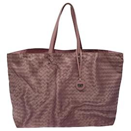 Autre Marque-BOTTEGA VENETA Tote Bag Nylon Pink Auth bs25001-Pink