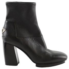 Tory Burch Botas de cuero negras Negro