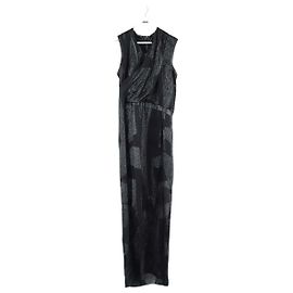 Helmut Lang Black silk dress Black