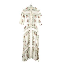 Tory Burch Vestido de algodão branco Branco
