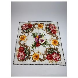 Céline Cachecol floral vintage da Celine Multicor
