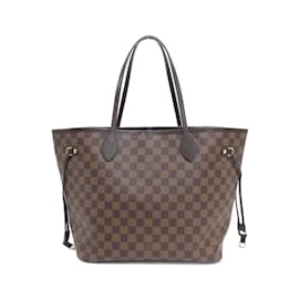 Louis Vuitton-Louis Vuitton Damier Neverfull MM Handbag-Damier ebene