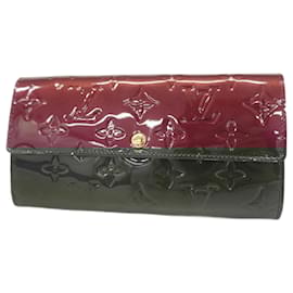 Louis Vuitton-Louis Vuitton Long Wallet in Rouge Fauviste-Red