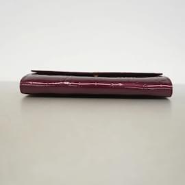 Louis Vuitton-Louis Vuitton Long Wallet in Rouge Fauviste-Red
