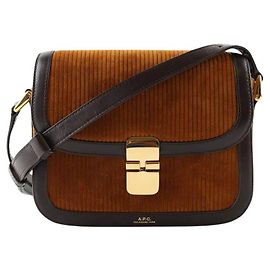 Apc Borsa a tracolla in pelle Marrone