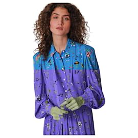 Autre Marque-Zadig& voltaire Ruselia Dress S-Blue
