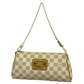 Louis Vuitton-Louis Vuitton Damier Azur Eva Handbag-White