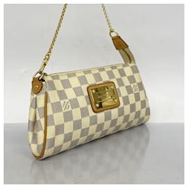 Louis Vuitton-Louis Vuitton Damier Azur Eva Handbag-White