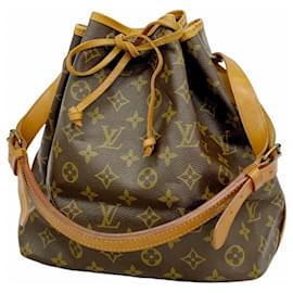 Louis Vuitton-Louis Vuitton Monogram Petit Noe Shoulder Bag-Brown