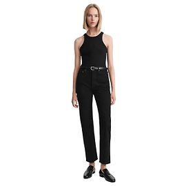 jeans pretos de denim corte clássico totême US 28 Preto