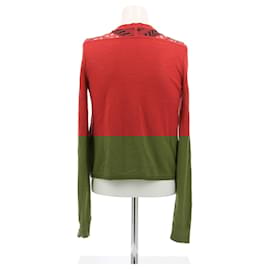 Hermès-Cardigan en soie rouge-Red